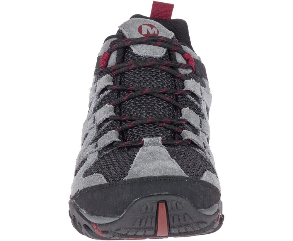 Merrell Sneakers Grey/Black - Alverstone Wide Width - Mens 24CSQGEZJ